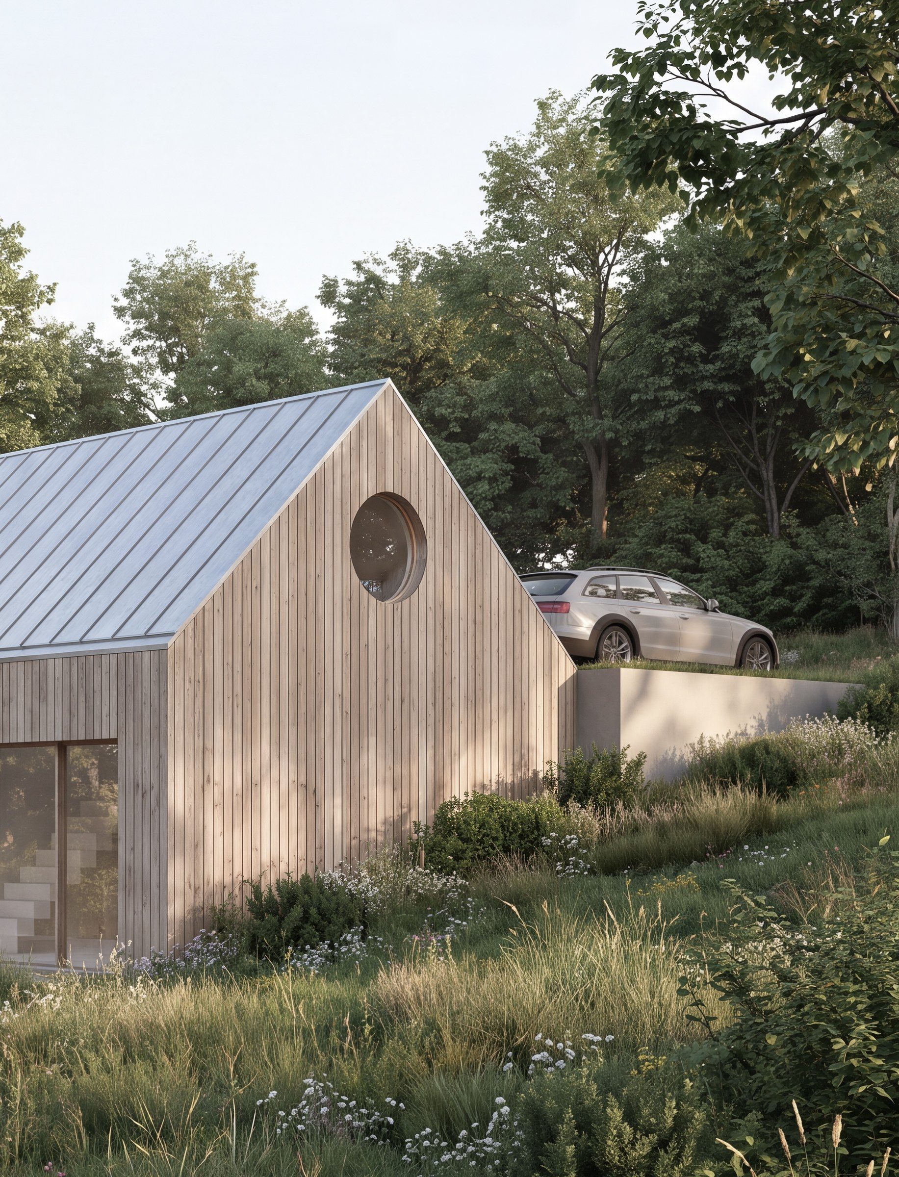 Woodland Retreat facade